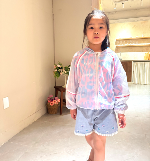 하와즈 여름 후드일체 집업 바람막이