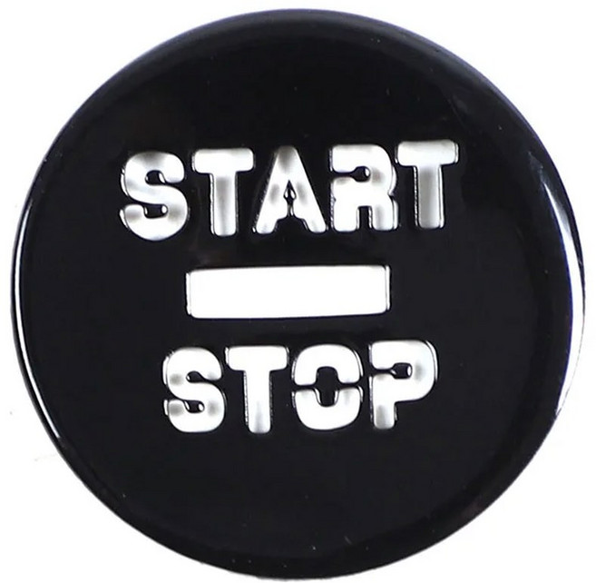 재규어 XF 2008 자동차 커버 2011 합금 2013 스티커 2015 2012 2009 단추 액세서리 엔진 2014 시동 정지 2010, black