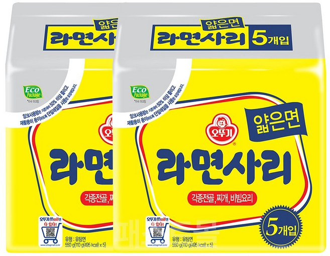 오뚜기 라면사리 얇은면, 10개