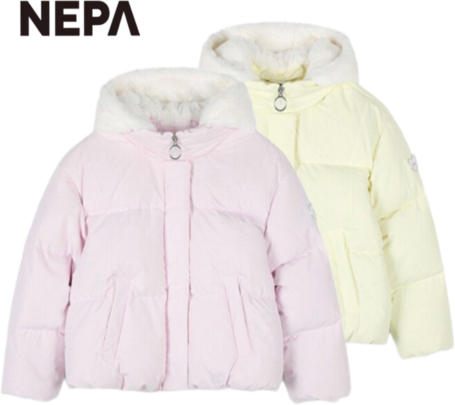 [백화점발송] 네파 키즈 덕다운 숏패딩 후드패딩 겨울점퍼 아우터 여야 유치원 초등학생