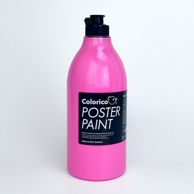 칼라리코 포스터 페인트 대용량 물감 1L 1색 분홍색, 1개