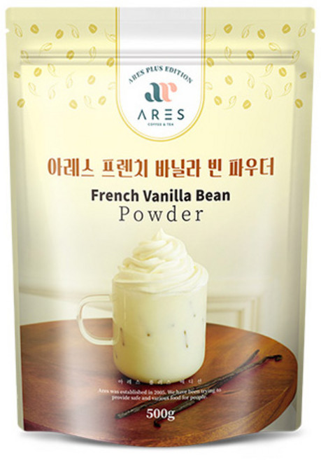 아레스 프렌치 바닐라빈 파우더 500g, 1개, 1개입
