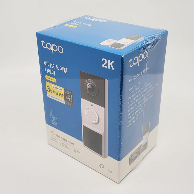 [TAPO] D210 2K 무선 도어벨 2K 카메라680866, TAPO 무선 도어벨 카메라 2K 카메라