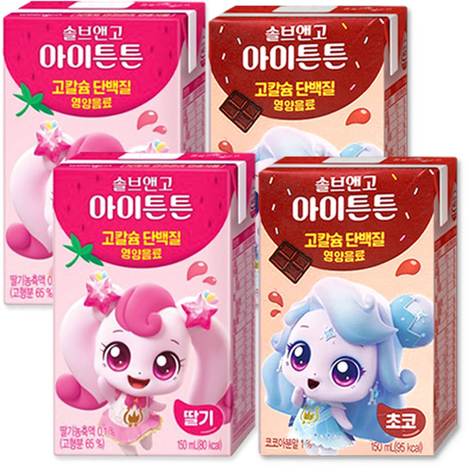 캐치티니핑 솔브앤고 2종, 4개, 150ml