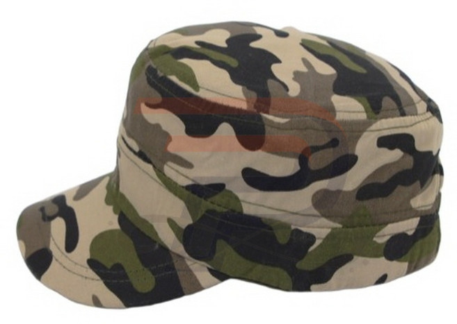 퍼니 카모플라쥬 군모 숏챙모자