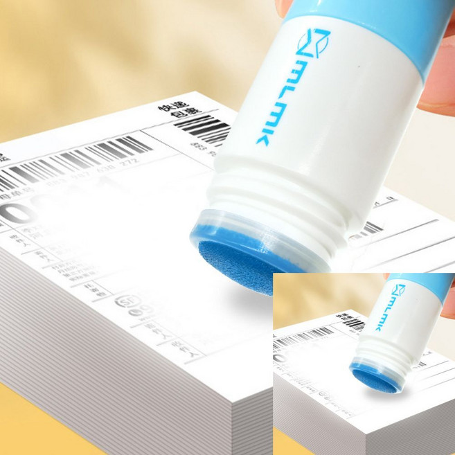 택배 송장 지우개 10mL 택배칼겸용송장리무버 카드영수증개인정보스틱리무버, 커터송장지우개-10ml