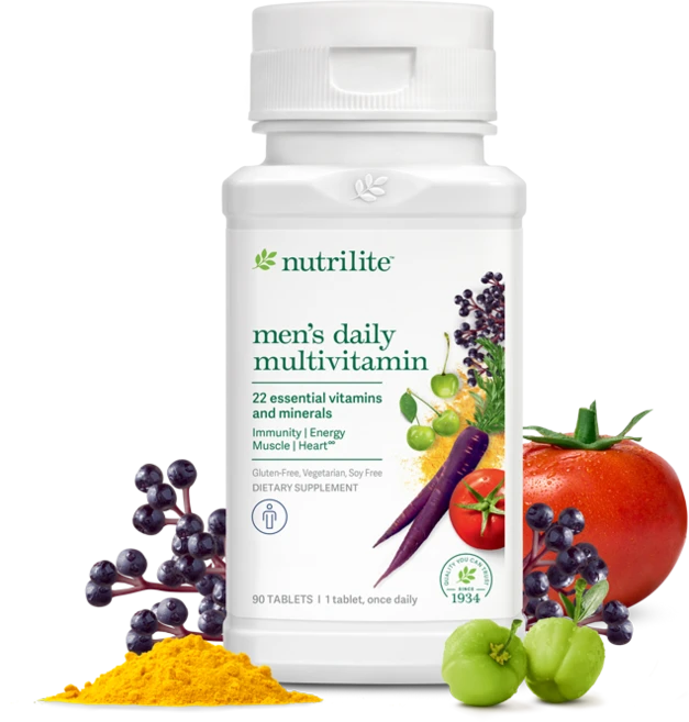 미국 암웨이 뉴트리라이트 맨즈데일리 멀티종합비타민 피로회복 편리한 직구 남성비타민, 1개, 90정 - 쿠팡