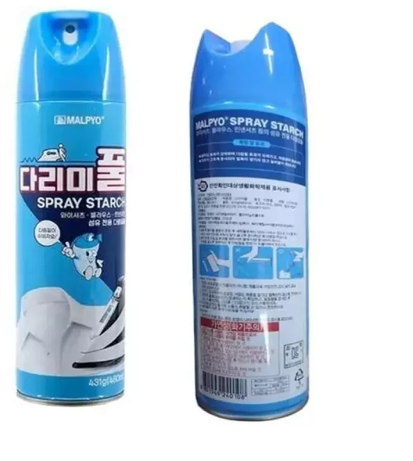 하늘색 다리미풀 와이셔츠 다림 옷감 섬유 보호 스프레이 링클프리, 1개