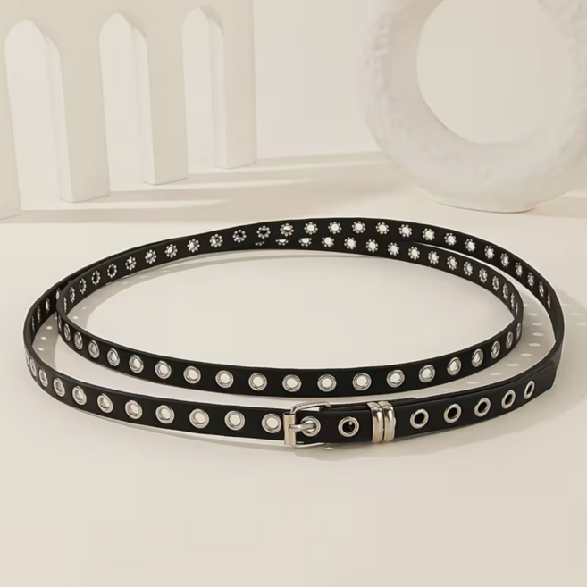 에베모 더블 레이어드 슬림 벨트