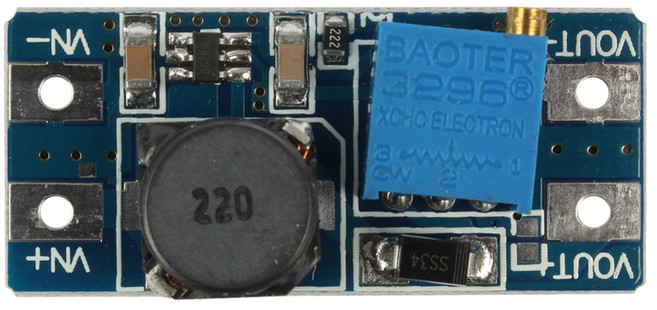 MT3608 DC-DC 스텝업 가변전압 컨버터 모듈 5~28V DM2228, 1개