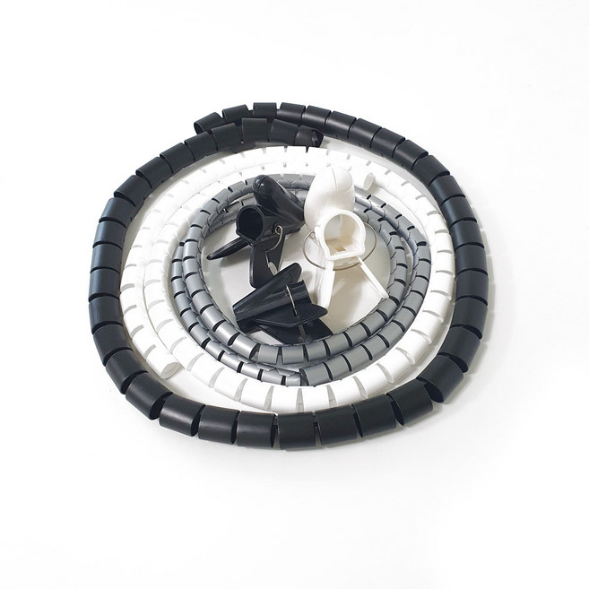 매직케이블 전선정리 케이블 선보호 선정리 16mm 22mm 28mm 32mm, 16mm 블랙(매직케이블), 1개