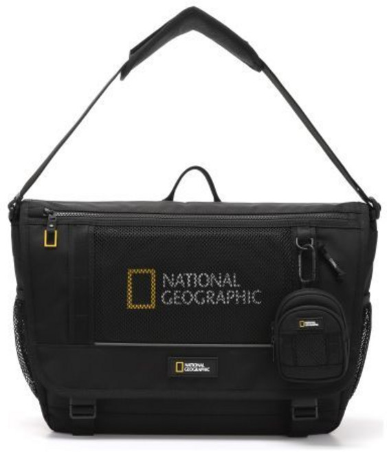 내셔널지오그래픽 N265ACR510 파치 메신저백 16 BLACK 15753