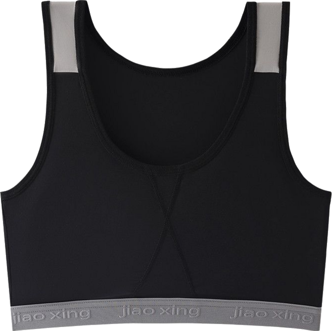 Jiao Xing 運動束胸內衣 乳膠無痕塑胸背心 大胸顯小