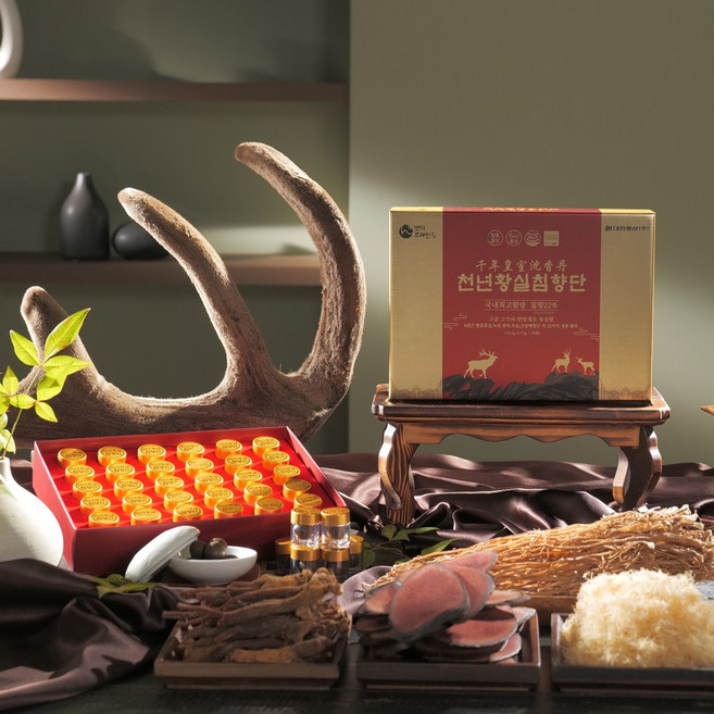 대한홍삼 천년황실침향단, 1개, 112.5g