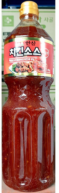 대량 매운맛 치킨소스 양념 2100g/8개 업소용 닭강정, 5개, 2.1kg