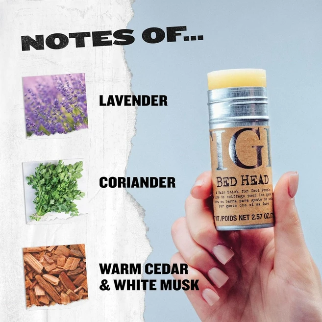 The Tea Nation Tigi Bed Head Hair Stick 티네이션 티지 베드 헤드 헤어 스틱 2.57 oz 73g 1팩, 3개 - 쿠팡