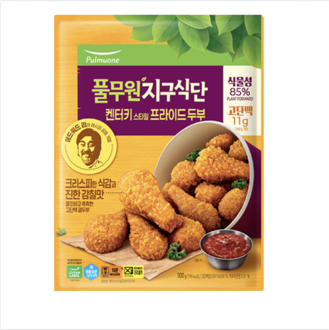 켄터키스타일 프라이드두부, 1개, 300g