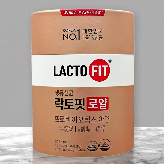 종근당 락토핏 로얄 2g x 120포 + 이도 알콜솜 추가 구성, 240g, 1개