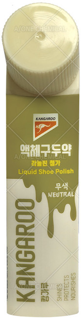 국산 액체 구두약 캉가루 내추럴 모든색상용 구두 광택 구두닦이, 무색, 1개, 1개