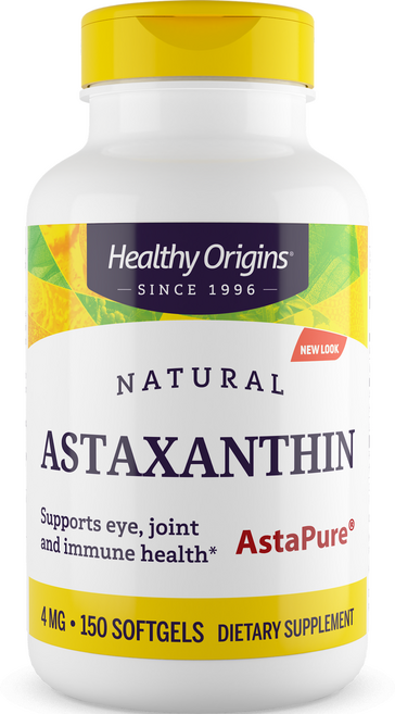 헬시오리진스 내추럴 아스타잔틴 4mg 소프트젤, 1개, 150정
