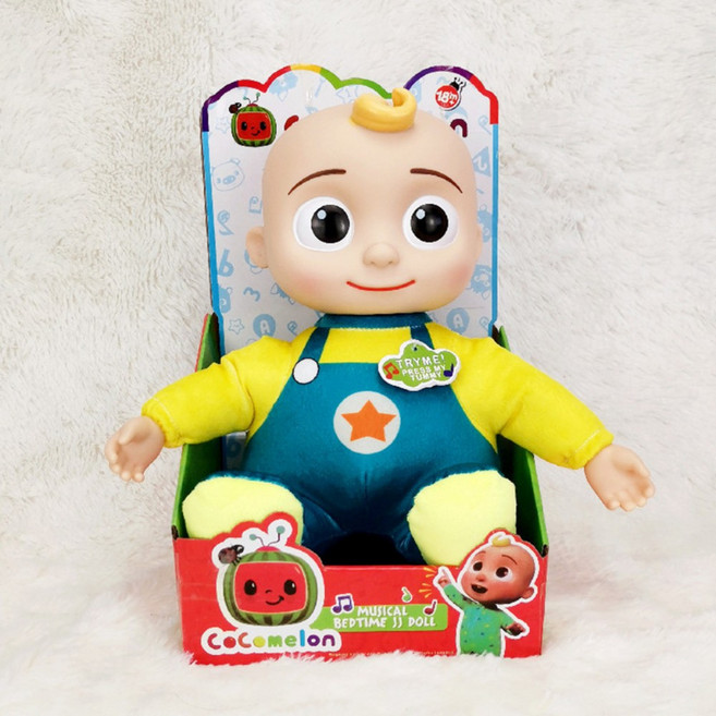 코코멜론 슈퍼베이비 뮤직 키즈 애니메이션 뽀글이 애착 인형 아이 생일 크리스마스 선물, H.(30cm)cm, 1개