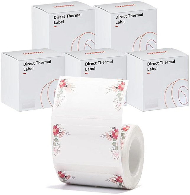 NIIMBOT B21 전용라벨 5롤묶음 님봇라벨지