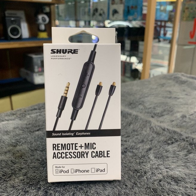 Shure RMCE-UNi 3.5mm 耳機線控麥克風 適用 iOS/Android, 1個
