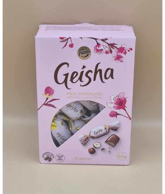 GEISHA 파제르 헤이즐넛 필링 밀크 초콜릿, 1개, 150g