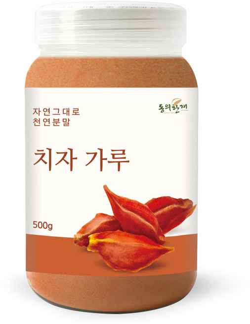 동의한재 수입 치자 가루 분말, 500g, 1개