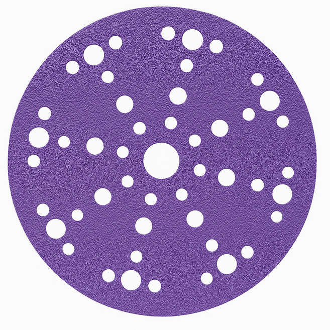 SABER 6인치(150mm) 48홀 세라믹 필름 원형사포 (1BOX 100장) (페스툴호환), 1개