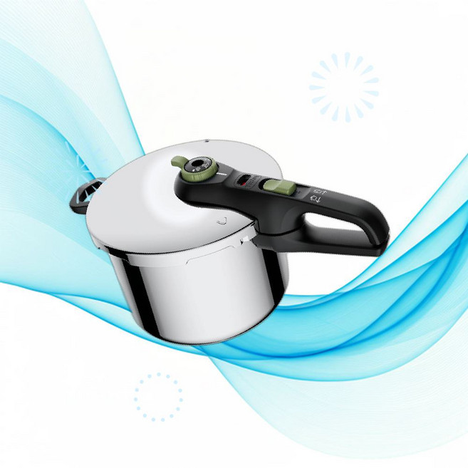 Tefal 테팔 식기 세척기 시큐어 트렌디 P2580400 압력솥 4L 인덕션 2단계 M5, 1개
