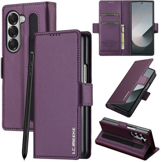 YINUO갤럭시 Z폴드케이스 가죽 플립 커버 카드 수납 다이어리 LY-029YYM