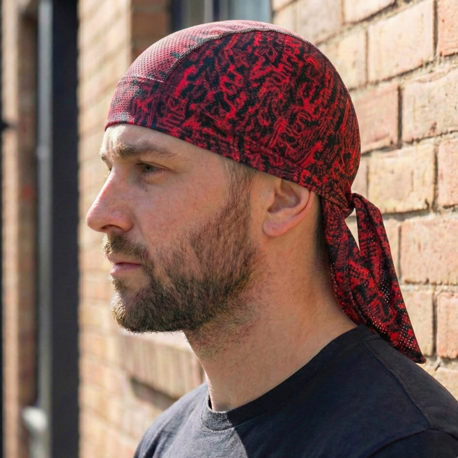 타이트엔드 유커츠 쿨 두건, 레드, 1개