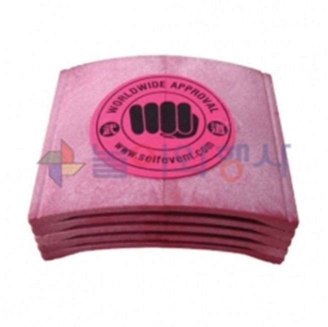 에스토스포츠 태권도 격파용품 조립식 기와 플라스틱 기와, 빨강