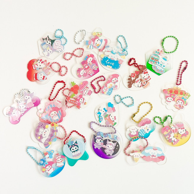 스티커 키링만들기 20개세트