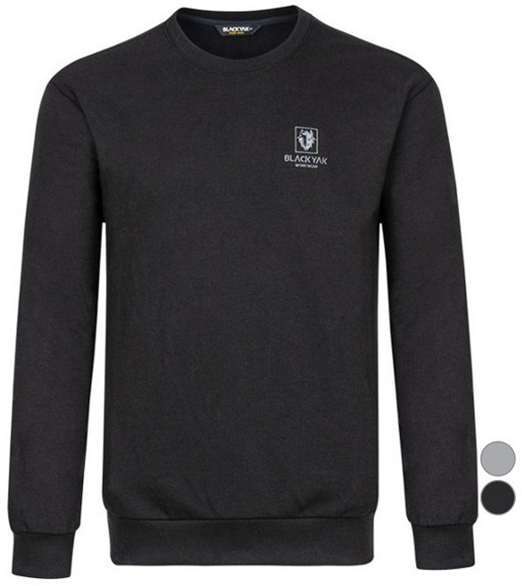 블랙야크워크웨어 남성용 기모 보온 맨투맨