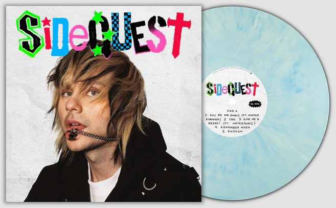 (수입 LP) Michael Clifford SIDEQUEST 5 VV Exclusive Lua Blue Marble Vinyl /500 In Hand, (수입 LP) Michael Clifford SIDEQ