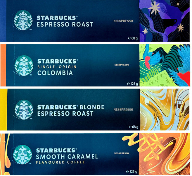 네스프레소 버츄오 정품 스타벅스 버라이어티, 1세트, 36개입, 10g