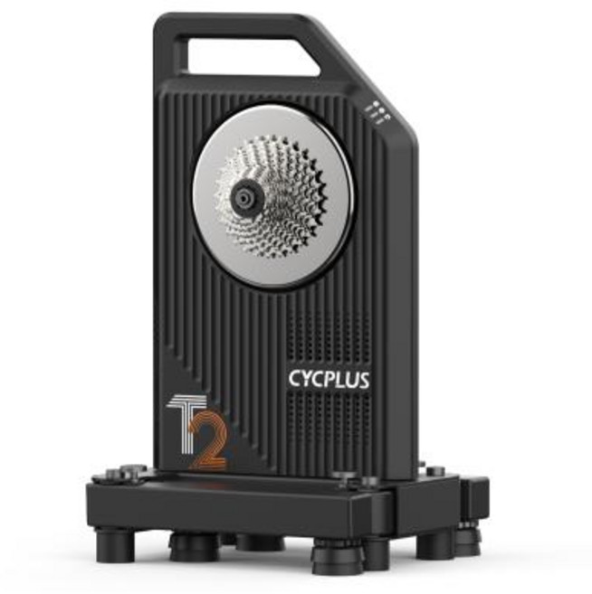 자전거로라 롤러 사이클 트레이닝 간편한운동 CYCPLUS T2 홈 바이크 트레이너 직접 구동 운동 사이클링 훈련 자전거 롤러 ANT + BLE 5.0 파워 계량기, 10S 11-28T Flywheel, 1개