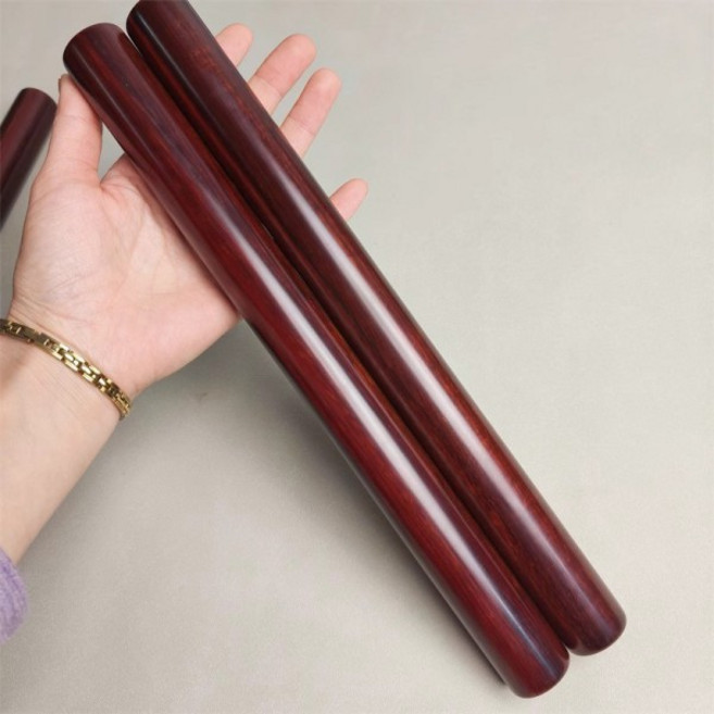 로즈우드 라운드 스틱 단단한 나무 수제 DIY 재료 무술 피트니스 스틱 하이 엔드 컬렉션 공예품, 08 50x3.5cm 1pcs