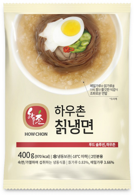 하우촌 칡냉면 사리 400g(물냉면 비빔면 막국수 쫄면), 400g, 1개