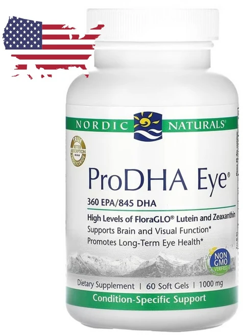 노르딕 내츄럴스 프로DHA 아이 루테인 제아잔틴 60정 CHECKYOU - 쿠팡