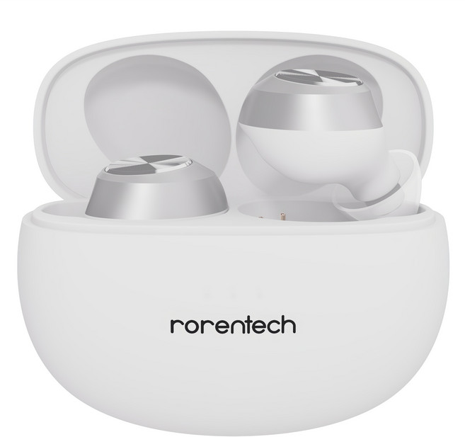 로랜텍 커널형 버즈 무선 블루투스이어폰 RSM-R510 화이트 5.5시간 방수가능