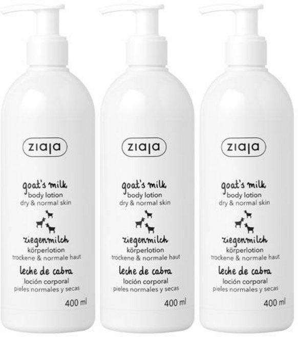 지아자 산양유 고보습 대용량 바디로션, 400ml