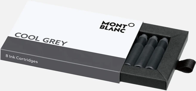 Montblanc (몽블랑) 잉크 카트 쿨 그레이 1 팩 8CART PF. - 쿠팡