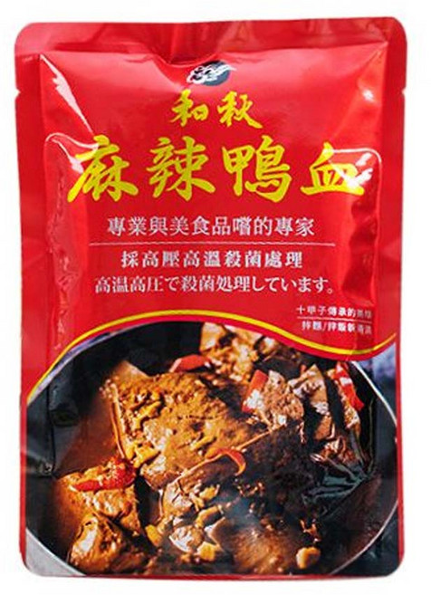 和秋 麻辣鴨血, 450g, 1個