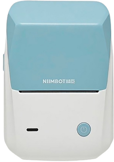 精臣 B21_Pro/B1Pro 美妝價格高清標籤機 防水標籤機 台灣總代理公司貨, 1個, B1Pro天青 (無貼紙) 高清版