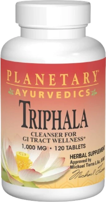 [Planetary Herbals] 아유르베딕 트리팔라 1000 mg 120 타블렛, 1개, 60정 - 쿠팡