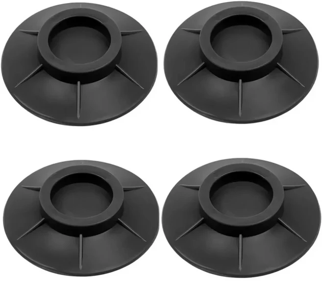 드럼세탁기베어링부품 세탁기 매트 2468 충격 랙 건조기 모바일 럼 용품, 02 BLA