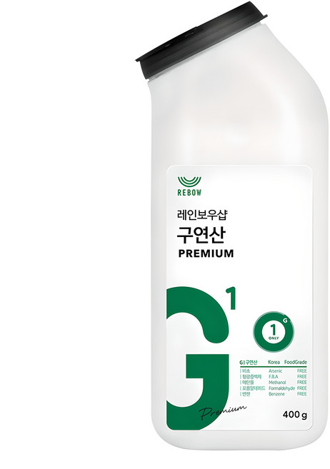 레인보우샵 구연산 프리미엄 톡톡이, 1개, 400g